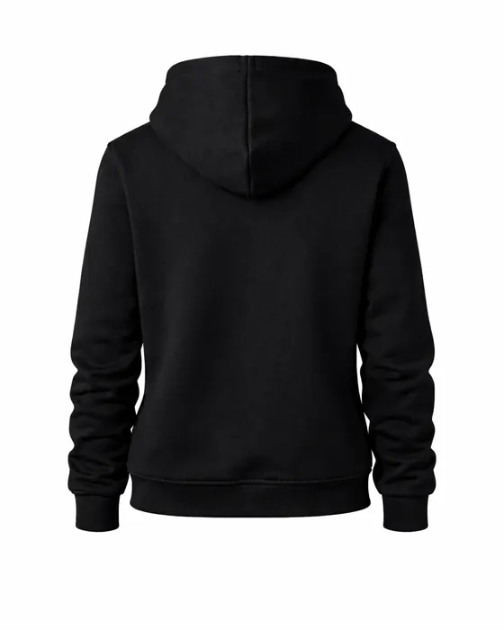 Black pullover hoodie